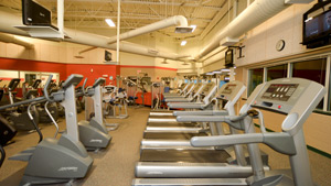 Photo of the various equipment in the fitness center