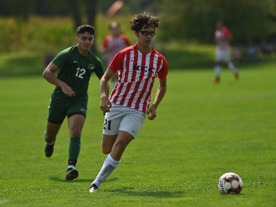 Photo from a KCC Cavaliers Soccer game vs ONU, link to soccer page