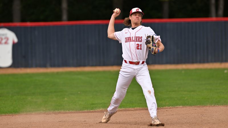 Baseball player #21 Dalton Hobick